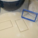 RECTANGLE BOX FRAME SHAPE COOKIE CUTTER FONDANT BAKING TOOL USA PR696