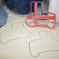 RED TRACTOR FARM VEHICLE EQUIPMENT AGRICULTURE COOKIE CUTTER FONDANT TOOL PR701