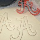 UNIVERSITY OF ALABAMA CRIMSON TIDE ROLL TIDE FONDANT TOOL COOKIE CUTTER PR705