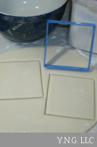 SQUARE SHAPE FRAME BOX COOKIE CUTTER FONDANT BAKING TOOL USA PR708