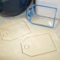 HANG TAG SHAPE GIFT PERSONALIZE PRESENT DECORATE COOKIE CUTTER USA PR711