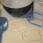 HANG TAG SHAPE GIFT PERSONALIZE PRESENT DECORATE COOKIE CUTTER USA PR711
