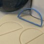 HALF CIRCLE SEMICIRCLE SHAPE TACO ORANGE SLICE COOKIE CUTTER FONDANT TOOL PR712