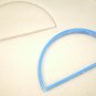 HALF CIRCLE SEMICIRCLE SHAPE TACO ORANGE SLICE COOKIE CUTTER FONDANT TOOL PR712