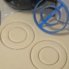 DONUT DOUGHNUT CONFECTION DESSERT OR WREATH COOKIE CUTTER FONDANT TOOL USA PR713
