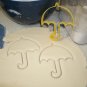 UMBRELLA PARASOL PATIO SUNSHADE RAIN COOKIE CUTTER FONDANT BAKING TOOL USA PR718