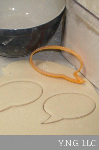 WORD BALLOON BLANK COMIC BOOKS CARTOON STRIPS GRAPHICS COOKIE CUTTER PR719