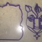 UNICORN FACE MAGICAL CREATURE MAGIC POWER 2 PC STAMP COOKIE CUTTER USA PR743