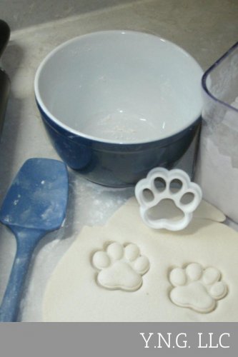 PAW PRINT DOG CAT PET BIRTHDAY SPECIAL OCCASION COOKIE CUTTER FONDANT USA PR744