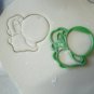 YOSHI MARIO BROTHERS NINTENDO VIDEO GAME MOVIE CARTOON COOKIE CUTTER USA PR746