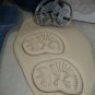 TRICERATOPS FOSSIL 3 THREE HORNED LARGE FRILL DINOSAUR COOKIE CUTTER USA PR2397