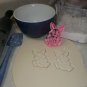EASTER BUNNY RABBIT HOLDING EGG HUNT SPRING HOLIDAY COOKIE CUTTER USA PR2400