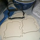 Graduation Plaque Frame With Banner Outline Cookie Cutter USA PR3130