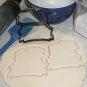 Graduation Plaque Frame With Banner Outline Cookie Cutter USA PR3130
