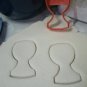 WINE GLASS STEMWARE CHAMPAGNE RED WHITE SPECIAL OCCASION COOKIE CUTTER PR766