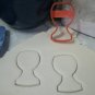 WINE GLASS STEMWARE CHAMPAGNE RED WHITE SPECIAL OCCASION COOKIE CUTTER PR766
