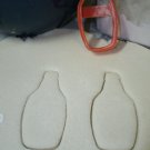 WINE BOTTLE RED ROSE CHAMPAGNE VINTAGE SPECIAL OCCASION COOKIE CUTTER PR767