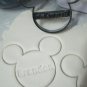 CUSTOM NAME MICKEY MOUSE DISNEY BABY SHOWER BIRTHDAY COOKIE CUTTER USA PR773