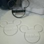CUSTOM NAME MICKEY MOUSE DISNEY BABY SHOWER BIRTHDAY COOKIE CUTTER USA PR773