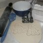 NUMBER SIX 6 WITH WORD LETTERED BIRTHDAY ANNIVERSARY COOKIE CUTTER USA PR2407