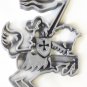 KNIGHT ON HORSE WITH LANCE MIDDLE AGES SOLDIER FANTASY ARMOR COOKIE CUTTER PR775