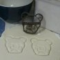 BEAR FACE CUTE ANIME TEDDY PEEK-A-BOO STUFFED ANIMAL COOKIE CUTTER FONDANT PR777