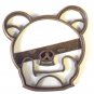 BEAR FACE CUTE ANIME TEDDY PEEK-A-BOO STUFFED ANIMAL COOKIE CUTTER FONDANT PR777