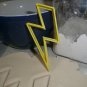 LIGHTNING BOLT ELECTRICAL STORM THUNDER THUNDERBOLT COOKIE CUTTER USA PR2424