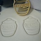 HONEY HUNNY POT WINNIE THE POOH DISNEY CARTOON MOVIE COOKIE CUTTER USA PR797