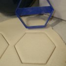 HEXAGON 6 SIDED SHAPE GEOMETRY SPECIAL OCCASION COOKIE CUTTER FONDANT PR798