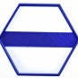 HEXAGON 6 SIDED SHAPE GEOMETRY SPECIAL OCCASION COOKIE CUTTER FONDANT PR798