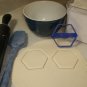 HEXAGON 6 SIDED SHAPE GEOMETRY SPECIAL OCCASION COOKIE CUTTER FONDANT PR798
