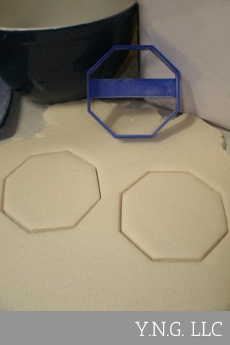 OCTAGON 8 SIDED SHAPE GEOMETRY SPECIAL OCCASION COOKIE CUTTER USA PR799