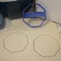 OCTAGON 8 SIDED SHAPE GEOMETRY SPECIAL OCCASION COOKIE CUTTER USA PR799