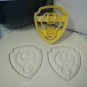 RUBBLE PAW PATROL RESCUE DOGS HEROIC PUPS KIDS TV SHOW COOKIE CUTTER USA PR804