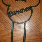 PERSONALIZED MICKEY MOUSE SMASH CAKE TOPPER BIRTHDAY PARTY COOKIE CUTTER PR813