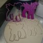 Twilight Sparkle My Little Pony 2 piece Stamp Cookie Cutter USA PR2307