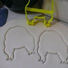 SARAH FACE BLOND HAIR OUTLINE HOCUS POCUS HALLOWEEN COOKIE CUTTER USA PR3059