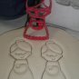 MRS CLAUS WITH DETAILS DRESS APRON HAIR SANTA WIFE COOKIE CUTTER USA PR3265
