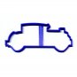GATSBY CAR OUTLINE 1920S ROARING 20S TWENTIES VINTAGE COOKIE CUTTER USA PR3257