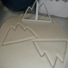MOUNTAINS OR ICEBERG OUTLINE MOUNTAIN RANGE PEAKS COOKIE CUTTER USA PR3256