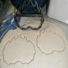 Bear Paw Outline Furry Print With Claws Wild Animal Cookie Cutter USA PR3253
