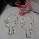 BALLERINA OUTLINE BALLET DANCER POSE TWO SPECIAL COOKIE CUTTER USA PR3271