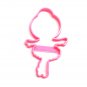 BALLERINA OUTLINE BALLET DANCER POSE TWO SPECIAL COOKIE CUTTER USA PR3271