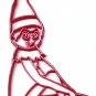 GIRL ELF SITTING DOLL MISCHIEVOUS CHRISTMAS TRADITION COOKIE CUTTER USA PR3275