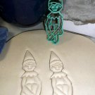 BOY ELF SITTING DOLL MISCHIEVOUS CHRISTMAS TRADITION COOKIE CUTTER USA PR3276