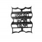 HAPPY NEW YEAR TEXT WORDS IN FANCY FRAME NYE PARTY COOKIE CUTTER USA PR3277
