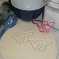 Virginia Tech University VT Letters Sports Athletics Cookie Cutter USA PR3283