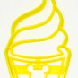 Mickey Mouse Pineapple Whip Frozen Dessert Snack Food Cookie Cutter USA PR3306