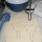 Mickey Mouse Head Ice Cream Bar With Bite Outline Cookie Cutter USA PR3307